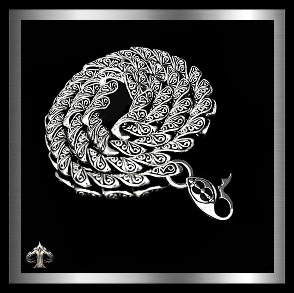 Biker Necklace Viking Chain Sterling Silver 1/2 Pound 4 - Biker Jewelry Club
