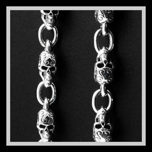 Biker Skull Necklaces At Sinister Silver Co.