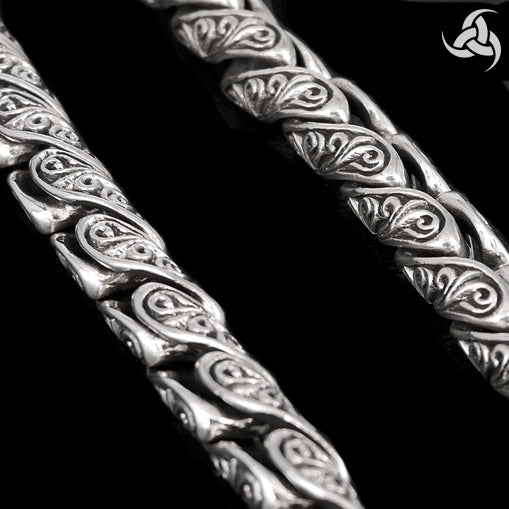 Biker Necklace Viking Chain Sterling Silver 1/2 Pound 5 - Biker Jewelry Club