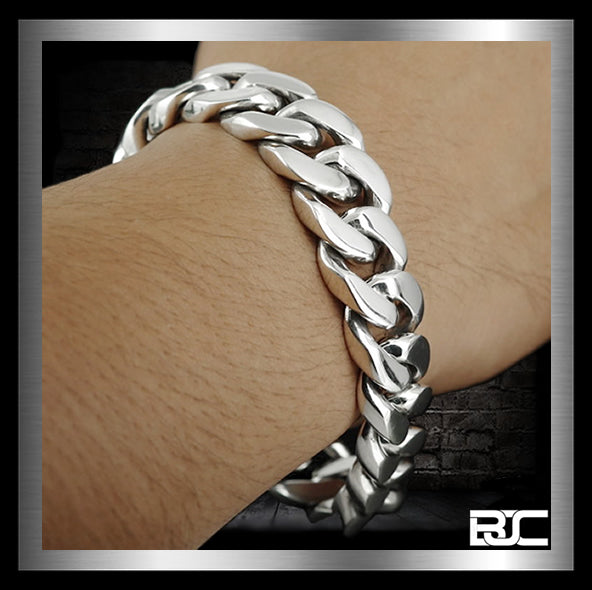 Andes - Mens Cuff Bracelet In 925 Sterling Silver