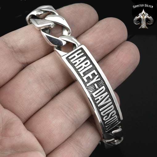 Silver harley davidson bracelet new arrivals